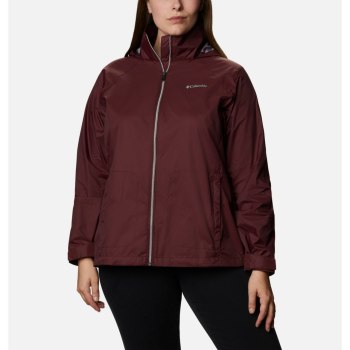 Columbia Switchback III Plus Size, Chamarras Vino Para Mujer | 750869-NHR